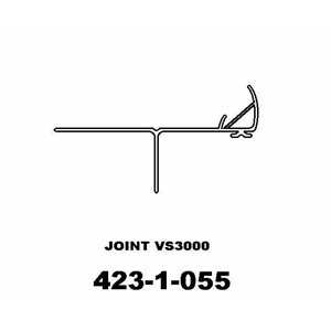 Joint de porte isolée Utility noir, VS3000R