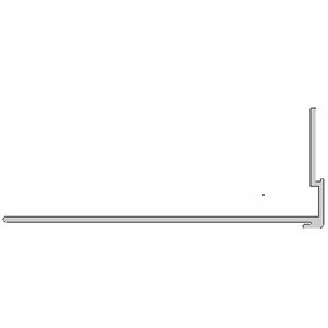 Entretoise extérieure alum. intérieur porte isolée gauche,HY