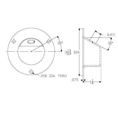 Recessed switch enclosure, plastic