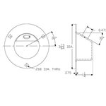 Recessed switch enclosure, plastic
