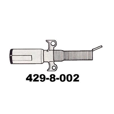 Fiche mâle,7 brins,avec ressort
