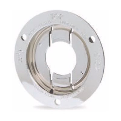 Theft resistant mounting flange 2",grey
