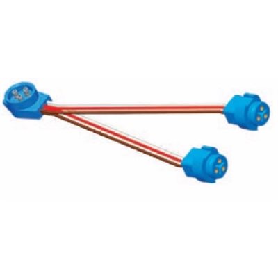 Y adaptor 9",male pin